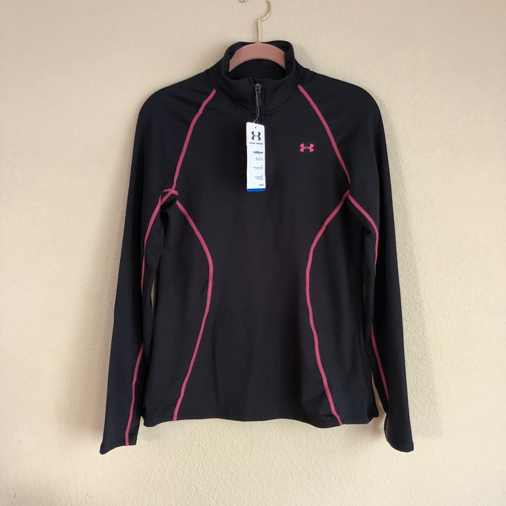 NWT Under Armour Performance Half Zip Long Sleeve